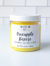 Load image into Gallery viewer, Pineapple Breeze Foaming Sugar Scrub