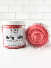 Load image into Gallery viewer, Holly Jolly Foaming Sugar Scrub