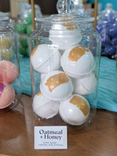 Load image into Gallery viewer, Oatmeal + Honey Bath Bomb