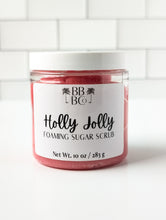 Load image into Gallery viewer, Holly Jolly Foaming Sugar Scrub
