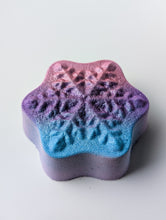 Load image into Gallery viewer, Sugar Plum Snowflake Bath Bomb