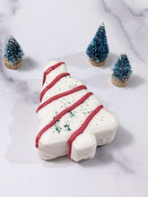 Load image into Gallery viewer, Christmas Tree Cake Bath Bomb
