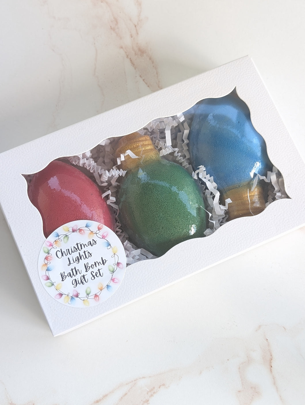 Christmas Lights Bath Bomb Gift Set