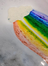 Load image into Gallery viewer, Happy Lil&#39; Cloud Rainbow Bath Bomb
