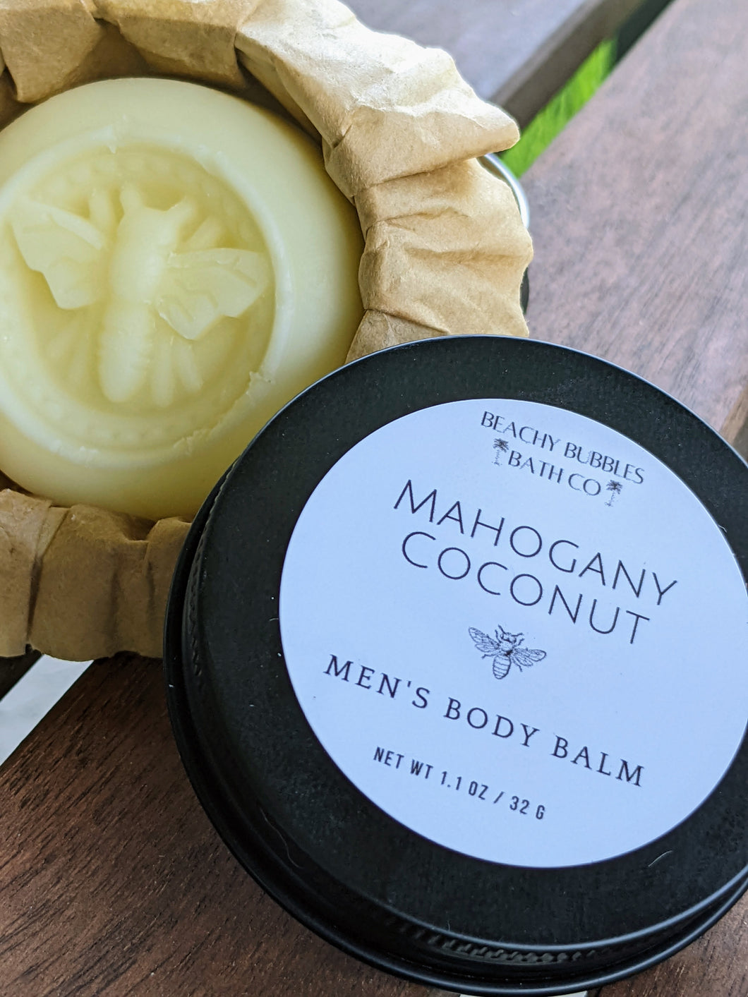 Mahogany Coconut Men's Body Balm