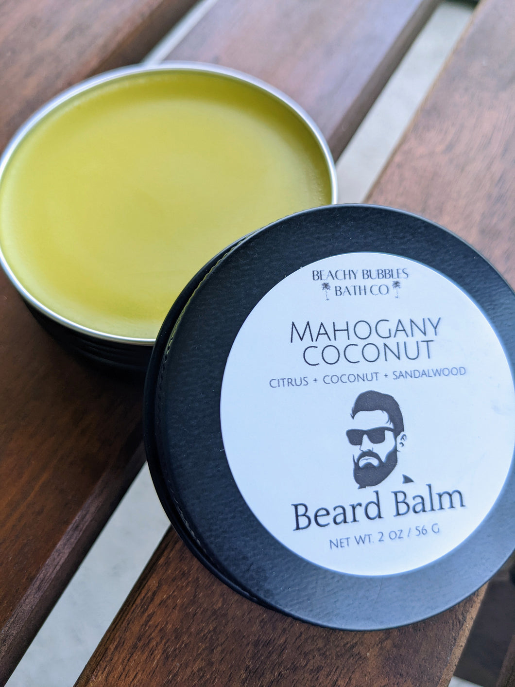 Mahogany Coconut Beard Balm